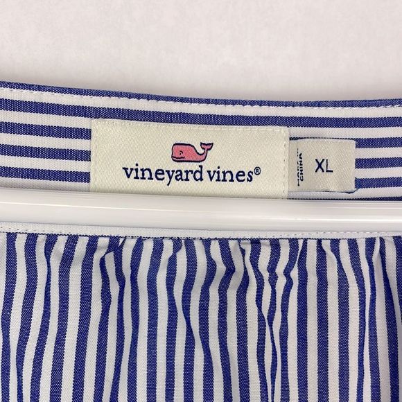 Vineyard Vines Blue and White Striped Blouse - Picture 3 of 11